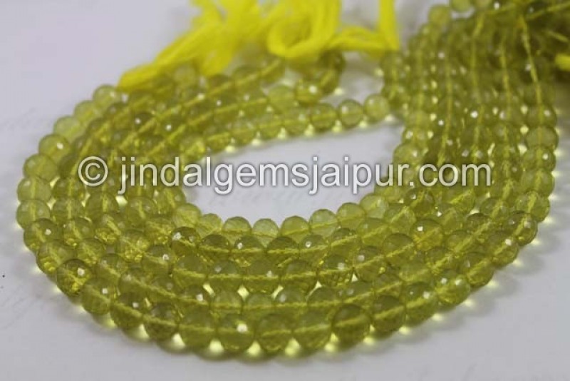 Lemon Quartz Far Faceted Round